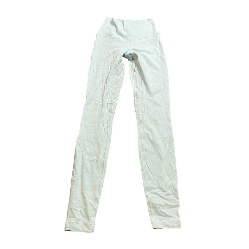 Lululemon Align Leggings Womens Size 2 Light Blue Mint‎ High Rise 28 Inch Inseam